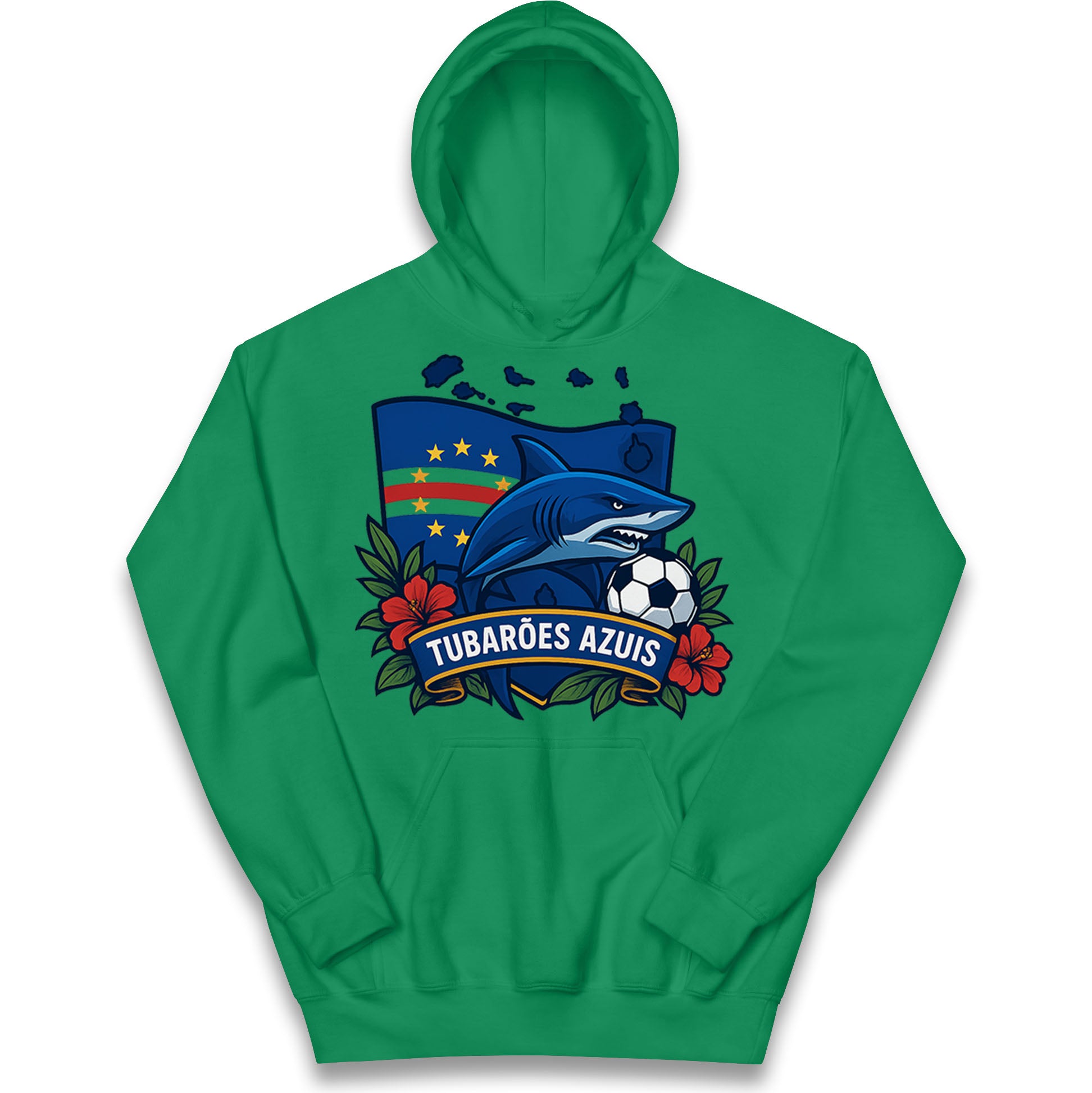 Cape Verde Football Kids Hoodie 