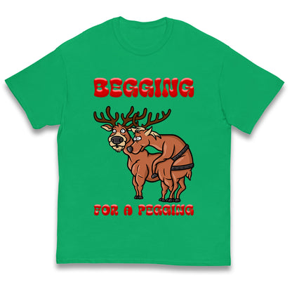 Deer Christmas Kids T Shirt