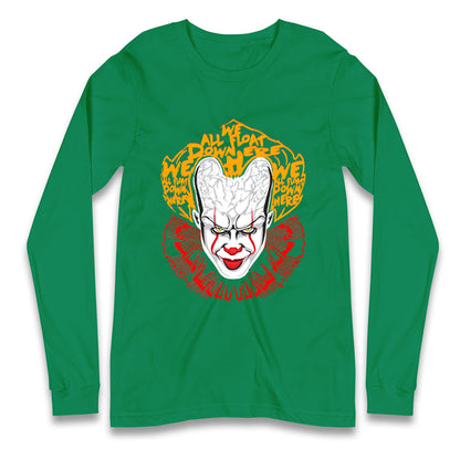 Pennywise Scary Clown Halloween T Shirt

