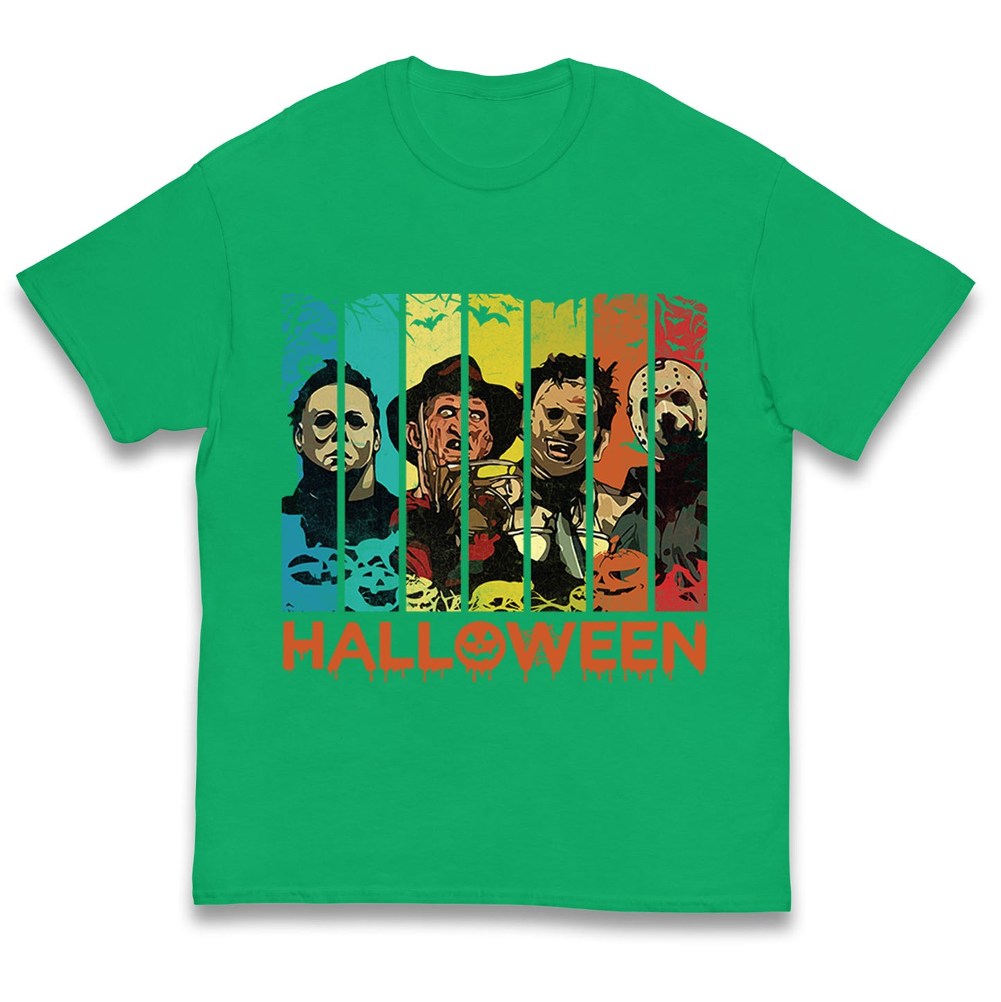 Vintage Villains Halloween Kids T Shirt