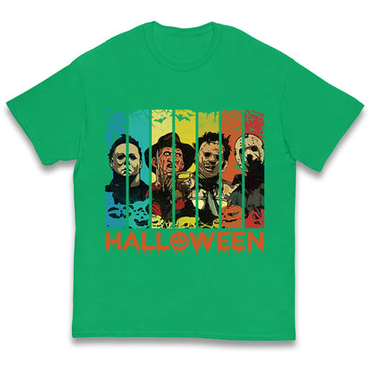 Vintage Villains Halloween Kids T Shirt