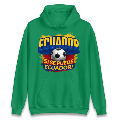 Ecuador Retro World Cup Hoodie