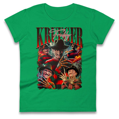 Freddy Krueger Halloween Bootleg Womens T Shirt