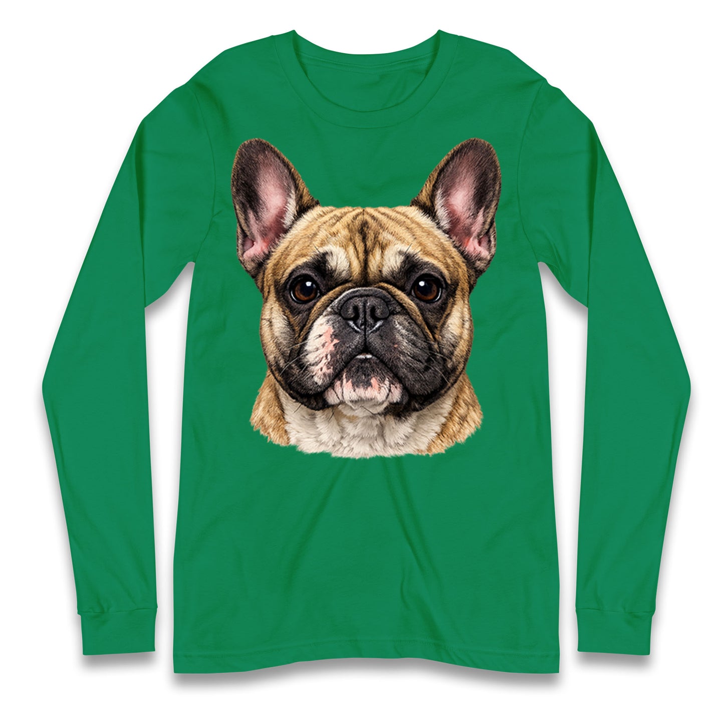 French Bulldog Face Longsleeve T Shirt