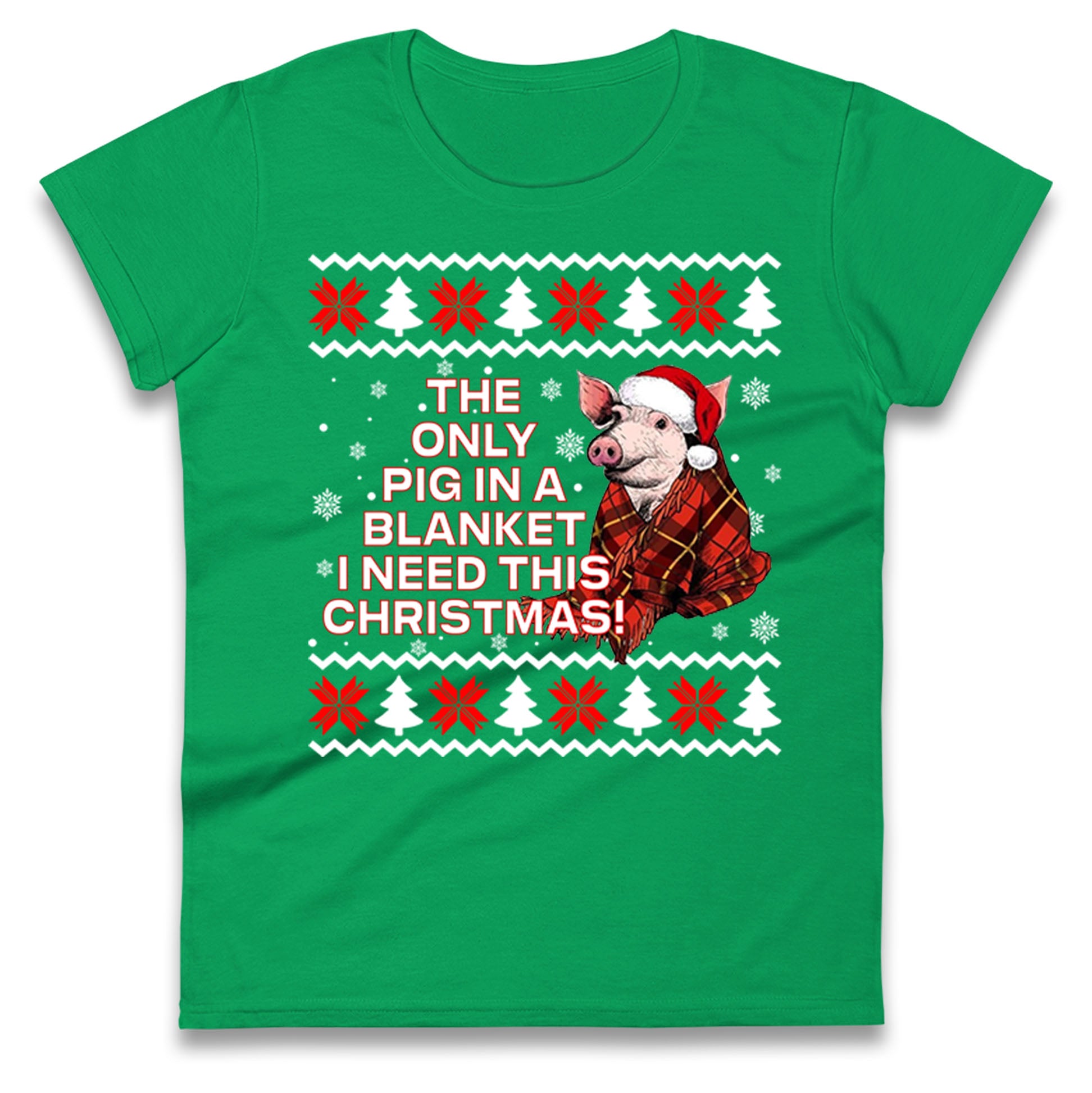 Pigs in Blankets Ladies T Shirt