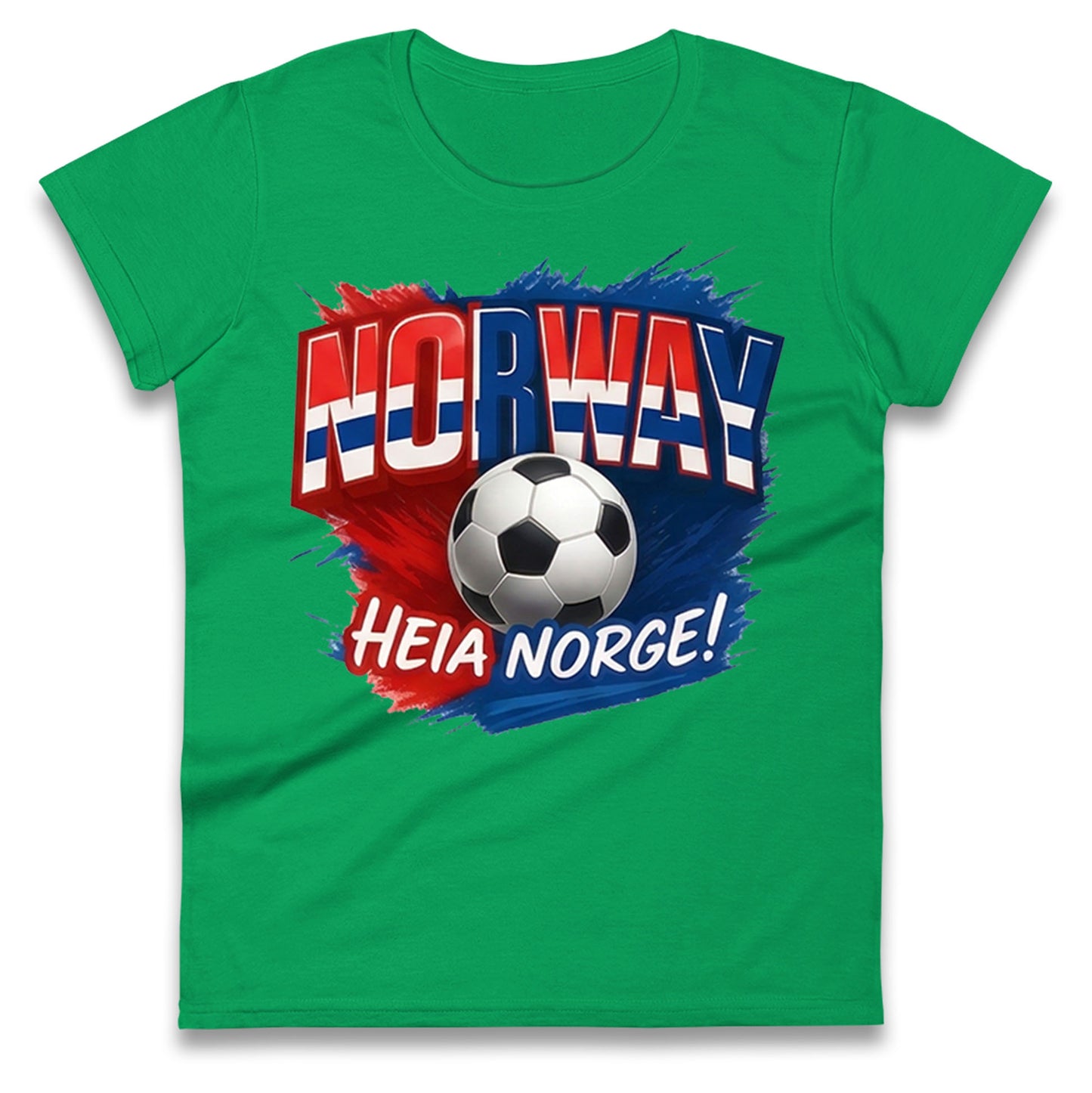 Norway Retro World Cup Ladies T Shirt