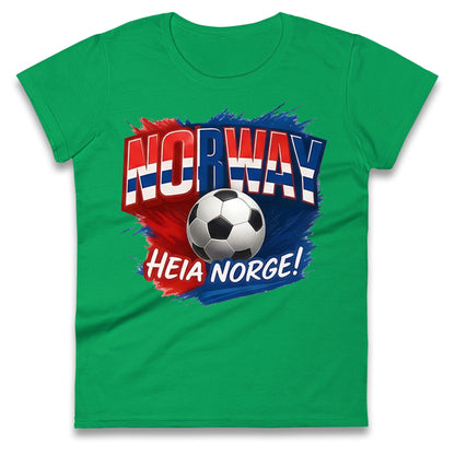 Norway Retro World Cup Ladies T Shirt