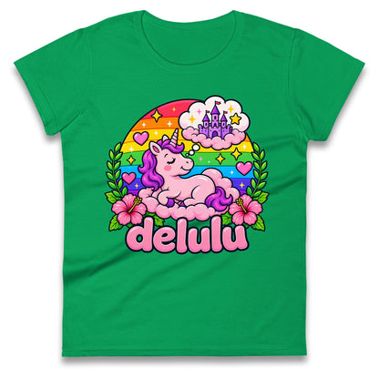 Delulu Unicorn Ladies Tee