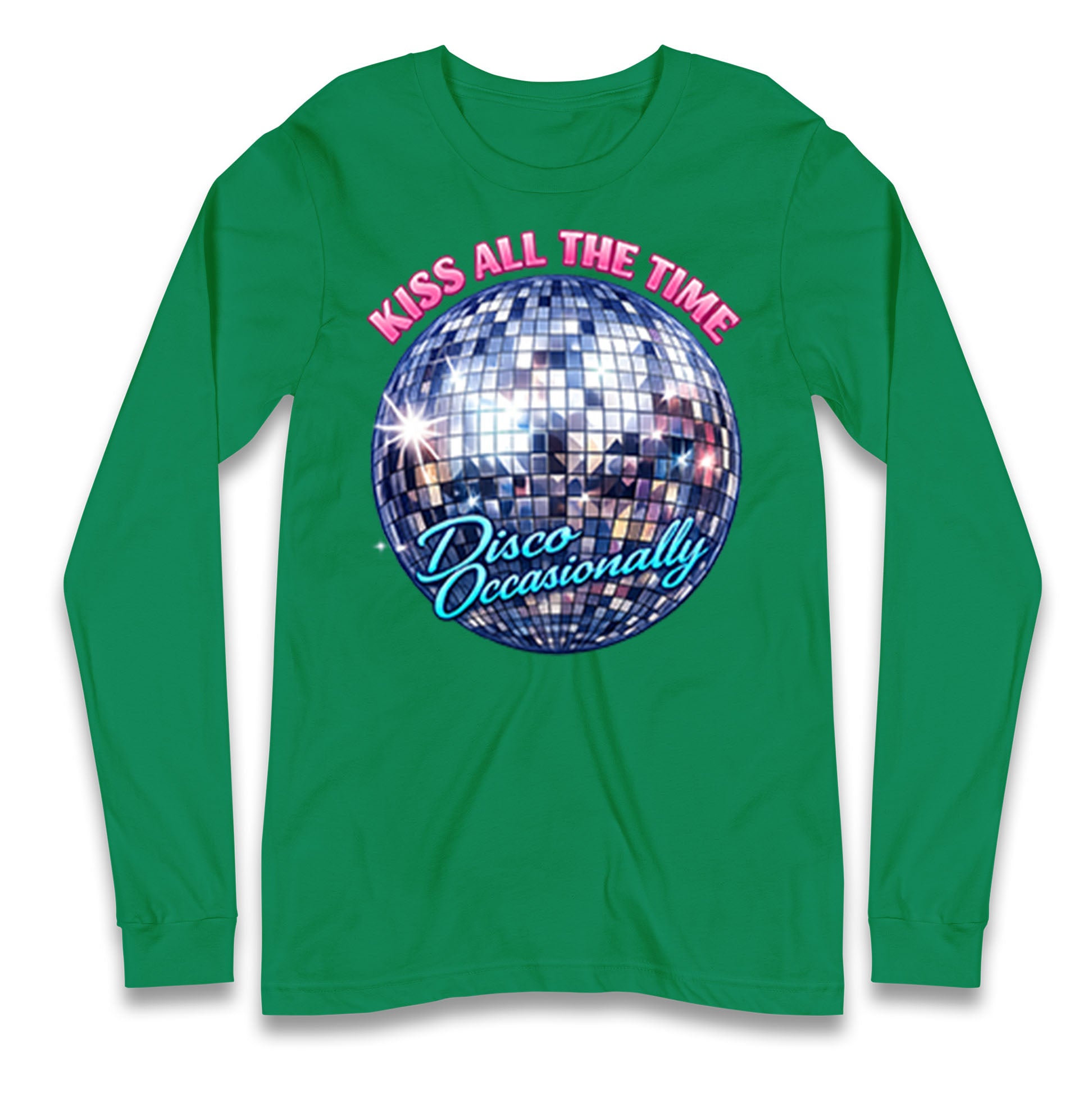 Kiss All The Time Disco Occasionally Longsleeve T Shirt