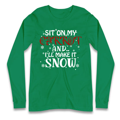 Rude Christmas Longsleeve T Shirt