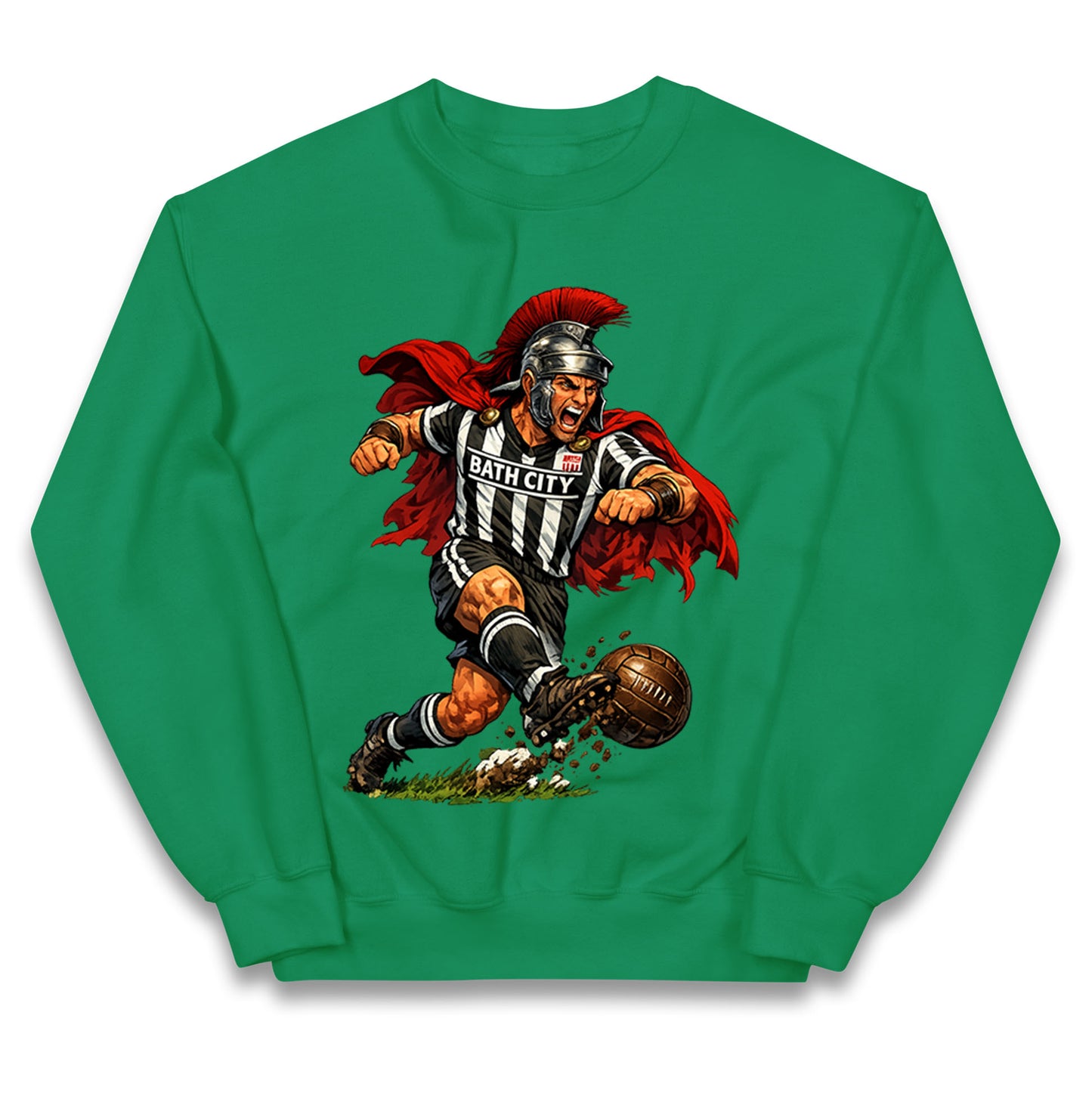 Retro Bath City Football Kids Jumper