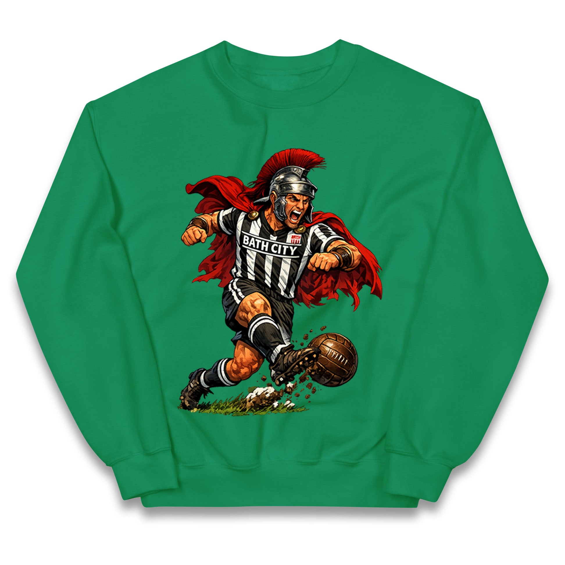 Retro Bath City Football Kids Jumper