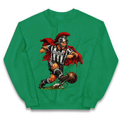 Retro Bath City Football Kids Jumper