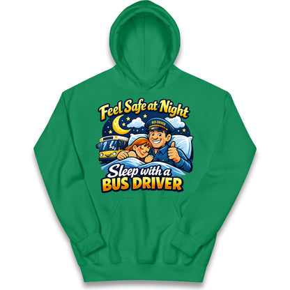 Bus Driver Job Title Kids Hoodie