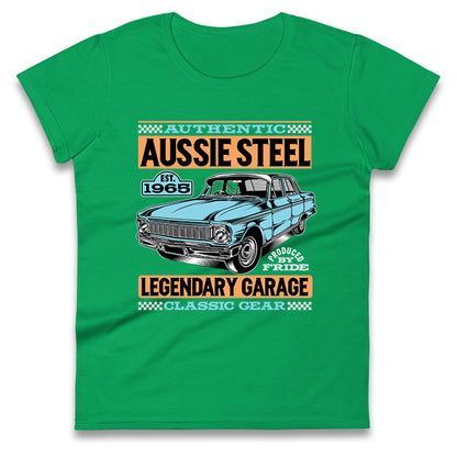 Authentic Aussie Steel Ladies T Shirt