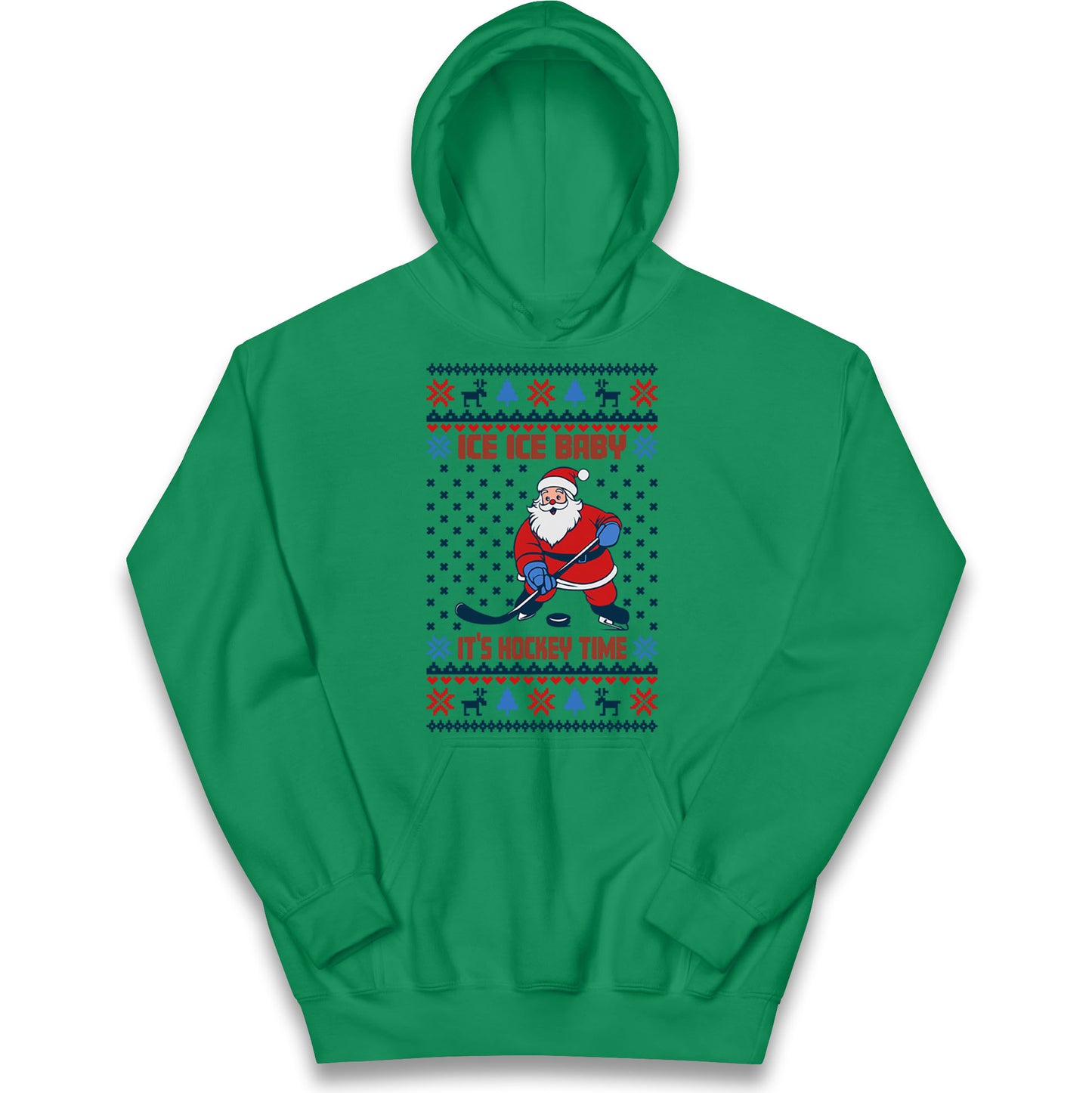 Hockey Christmas Kids Hoodie