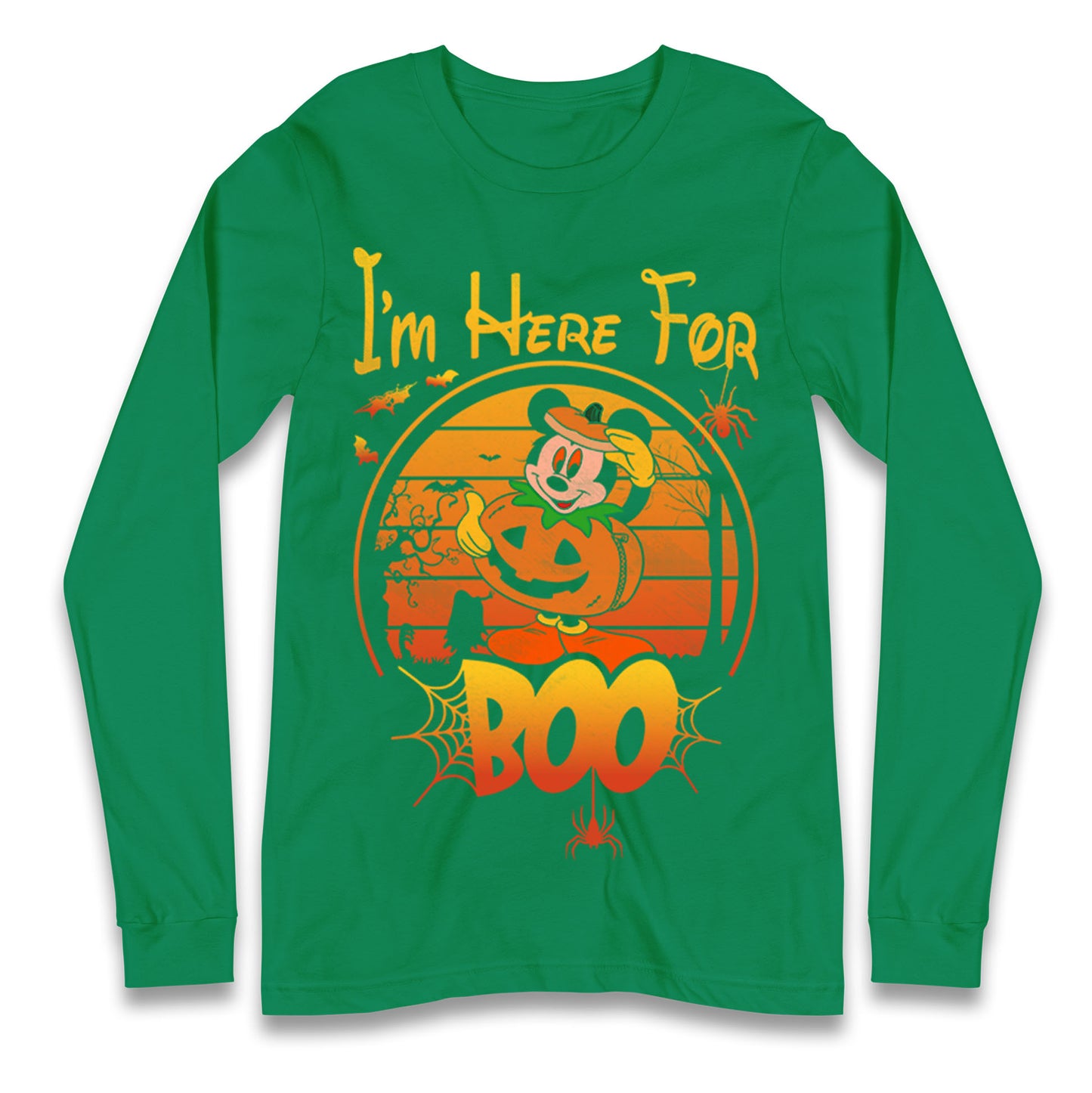 Mickey Mouse Im Here For Boo Halloween T Shirt
