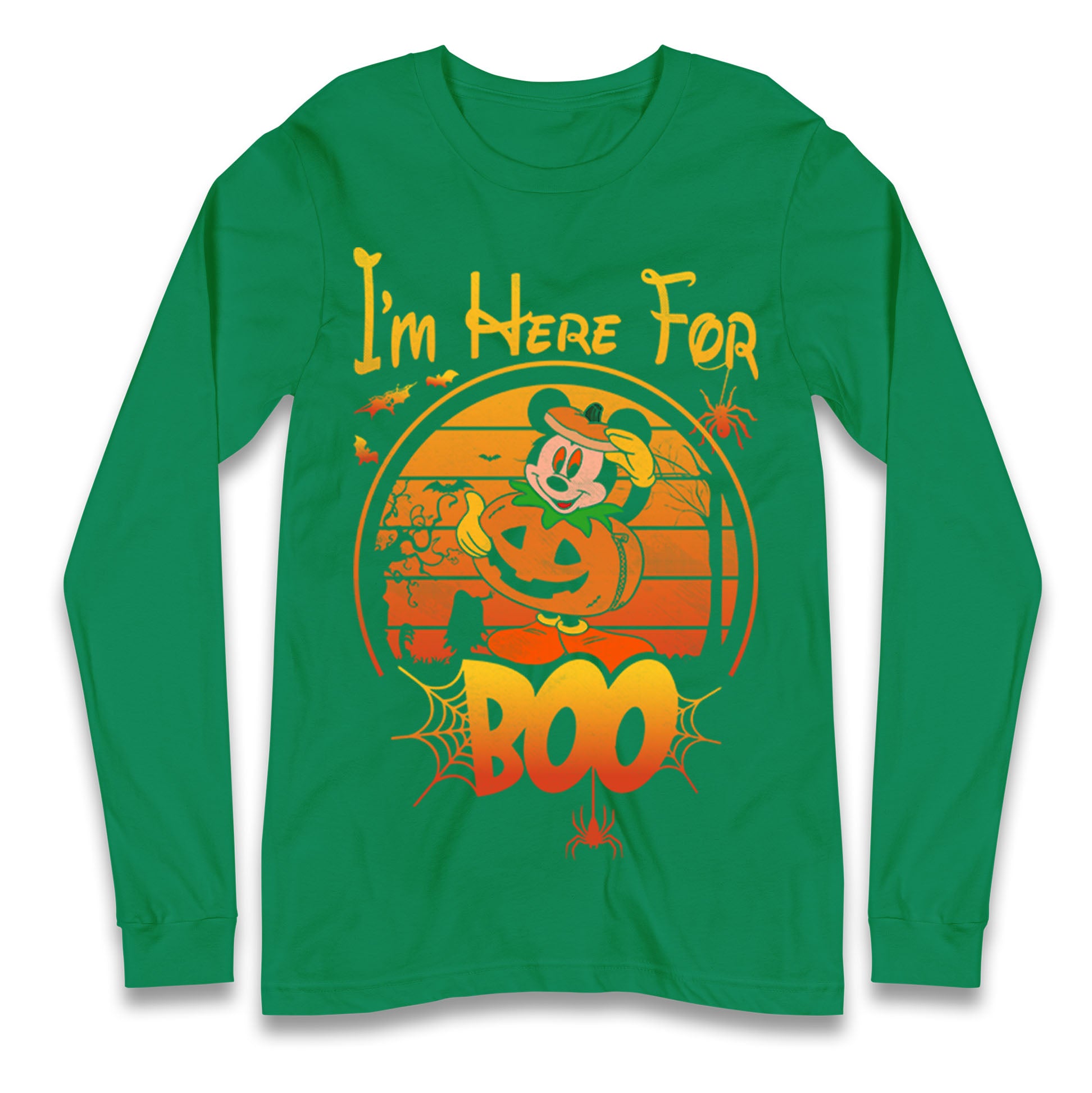 Mickey Mouse Im Here For Boo Halloween T Shirt
