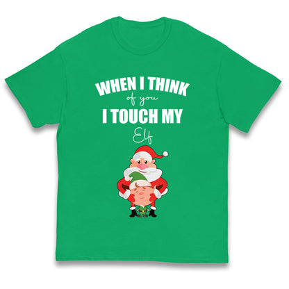 Santa Elf Christmas Kids T Shirt