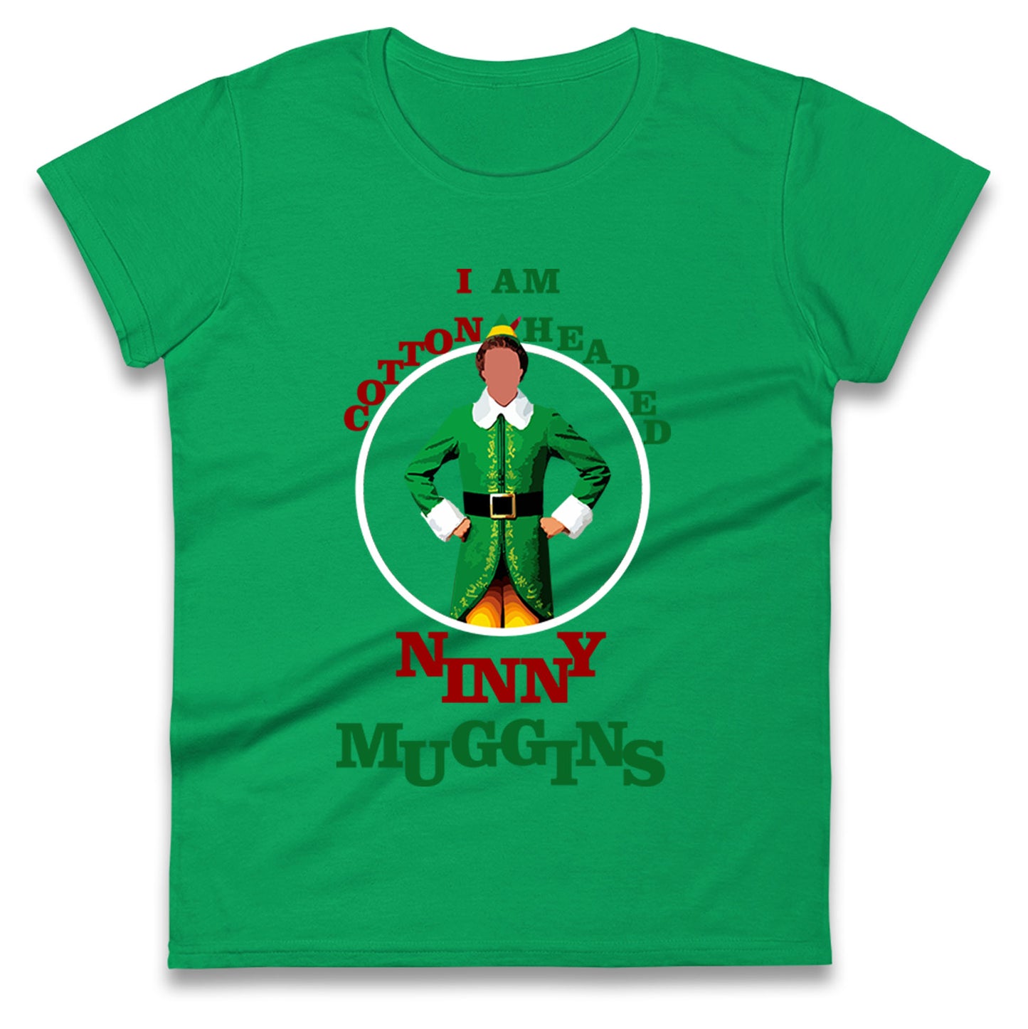 Christmas Patrick Baynham Elf Womens t shirt