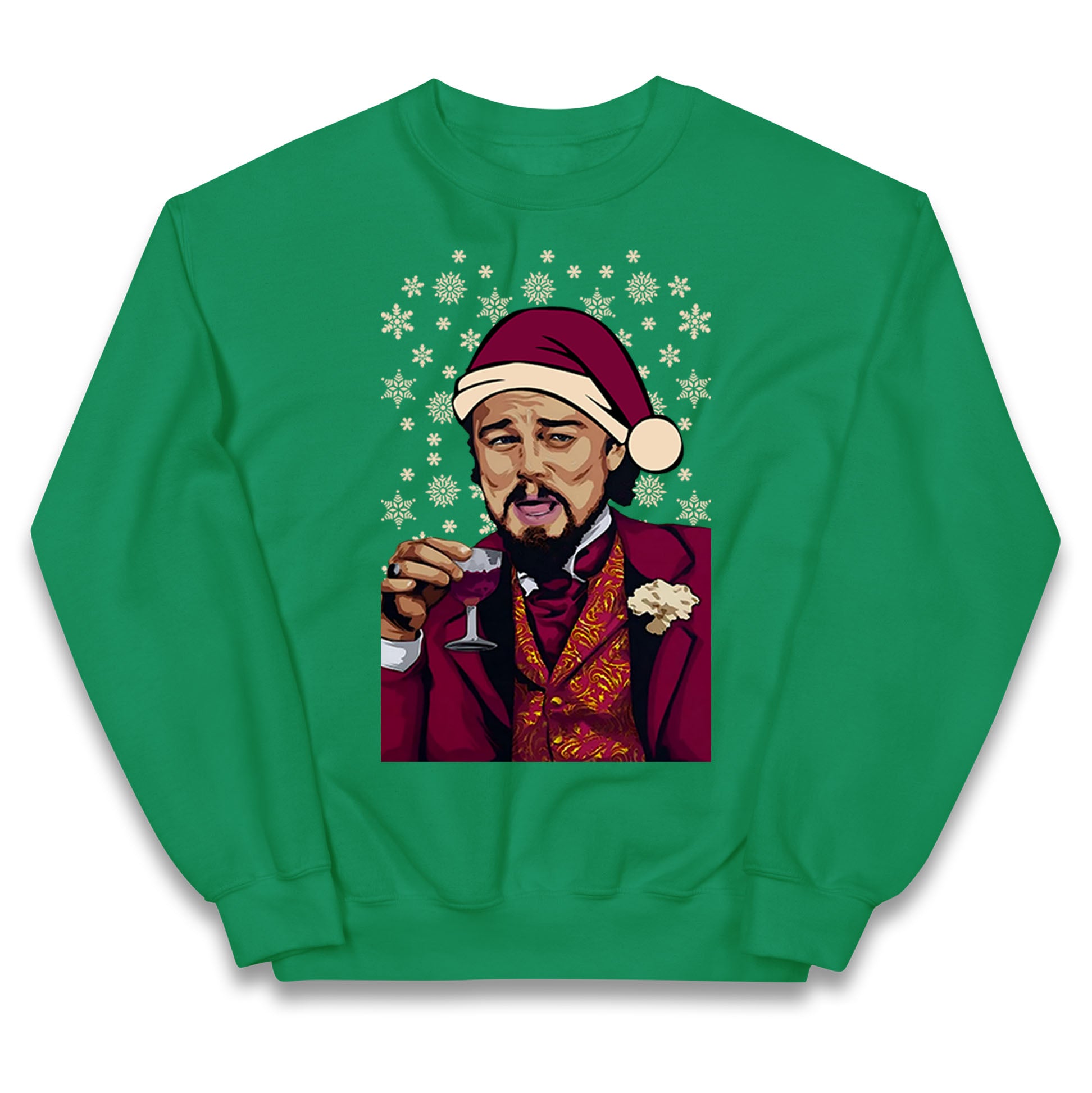 leonardo dicaprio christmas jumper