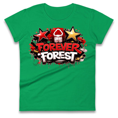 Forever Forest Football Ladies T Shirt