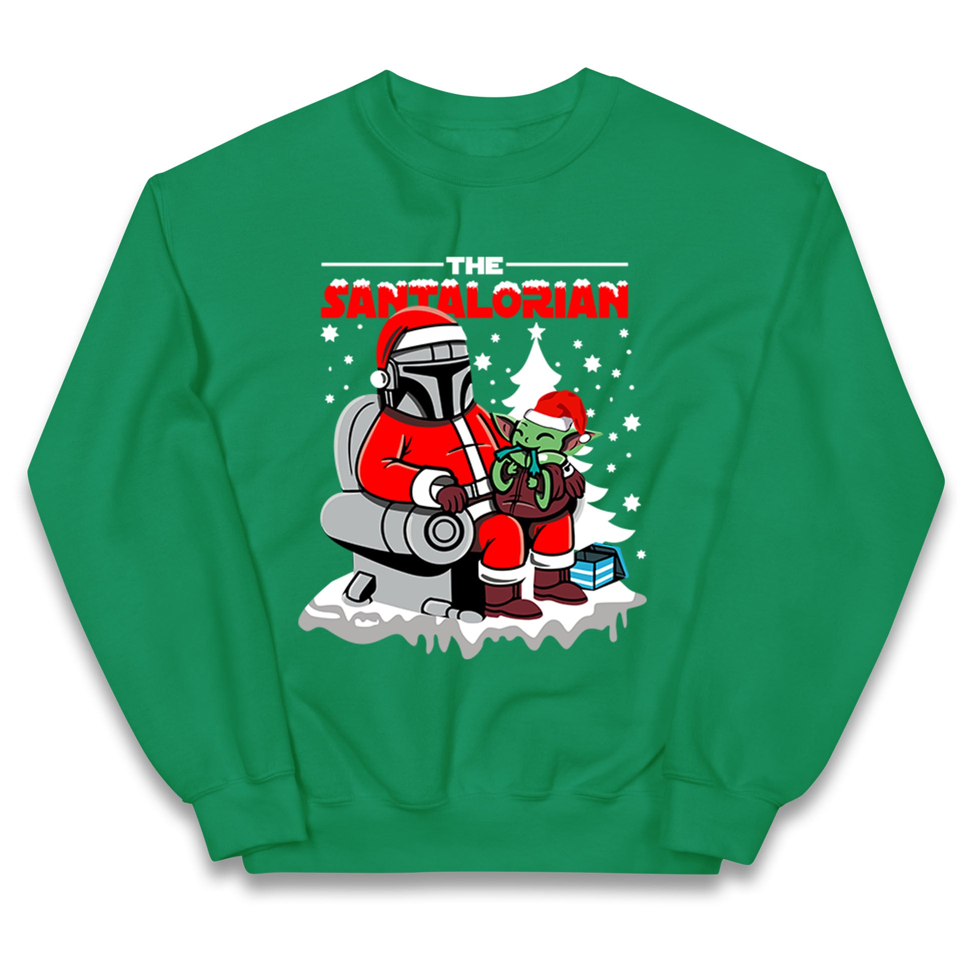 Mandalorian Christmas Kids Jumper