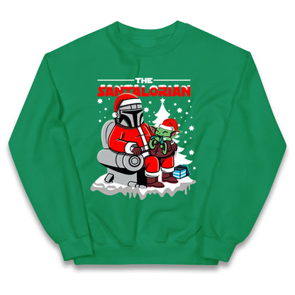 Mandalorian Christmas Kids Jumper