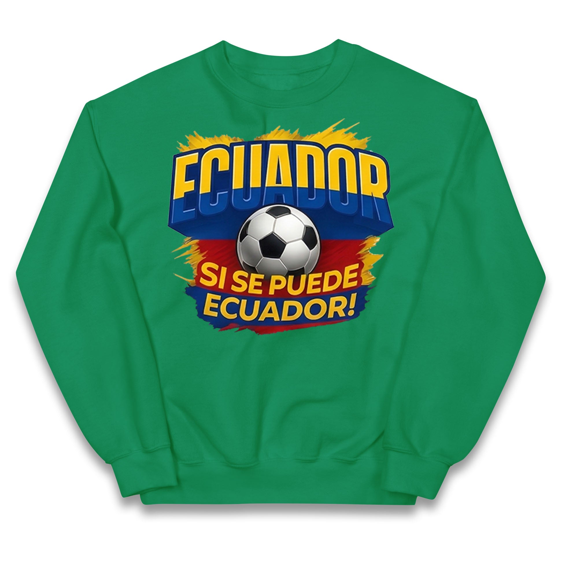 Ecuador Retro World Cup Kids Jumper