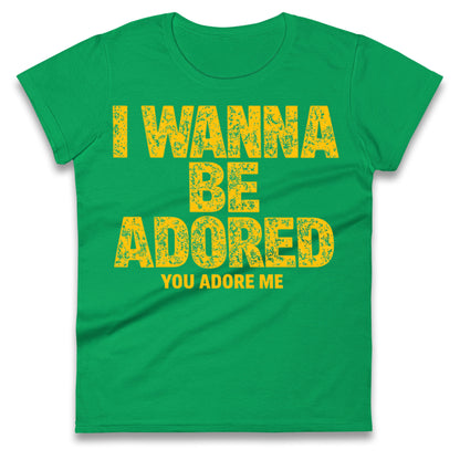 I Wanna Be Adored Stone Roses Ladies T Shirt