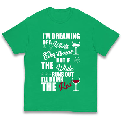 Wine Christmas Kids T Shirt