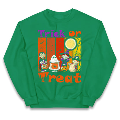 Scary Vampire Trick Or Treat Halloween Jumper
