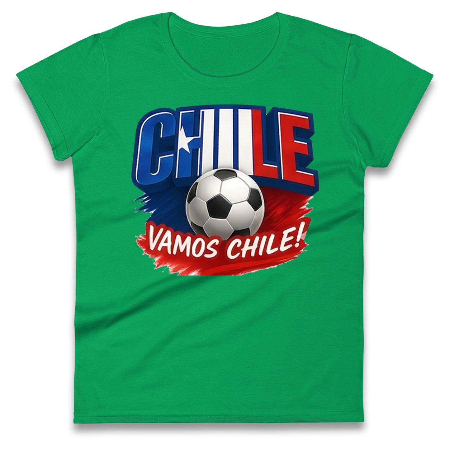 Chile Retro World Cup Ladies T Shirt 