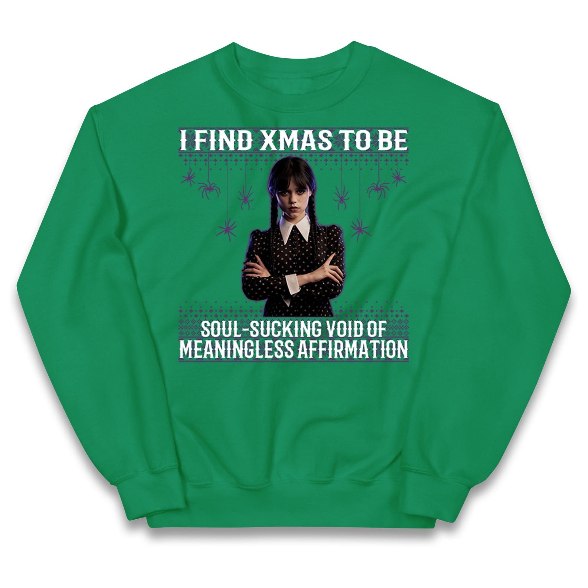 Wednesday Christmas Kids Jumper