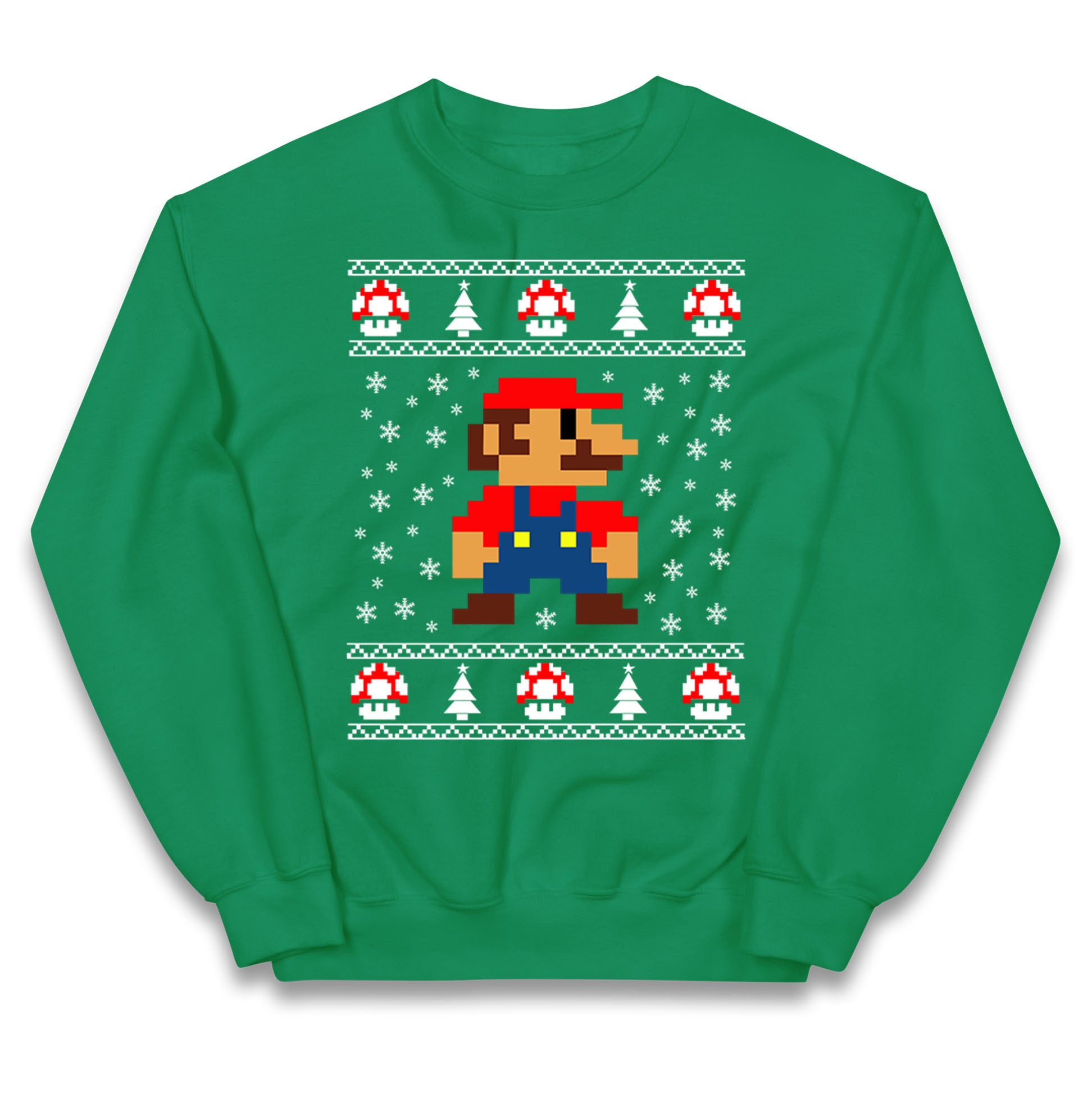 super mario christmas jumper