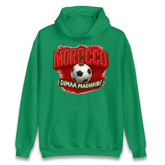 Morocco Retro World Cup Hoodie