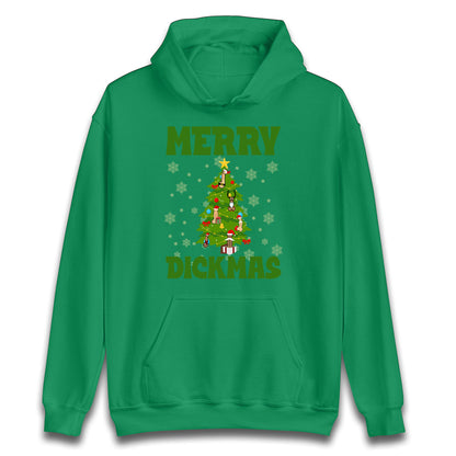 Merry Dickmas Funny Christmas Hoodie