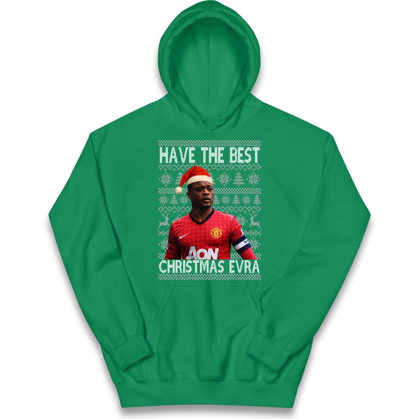 Man Utd Xmas Kids Hoodie