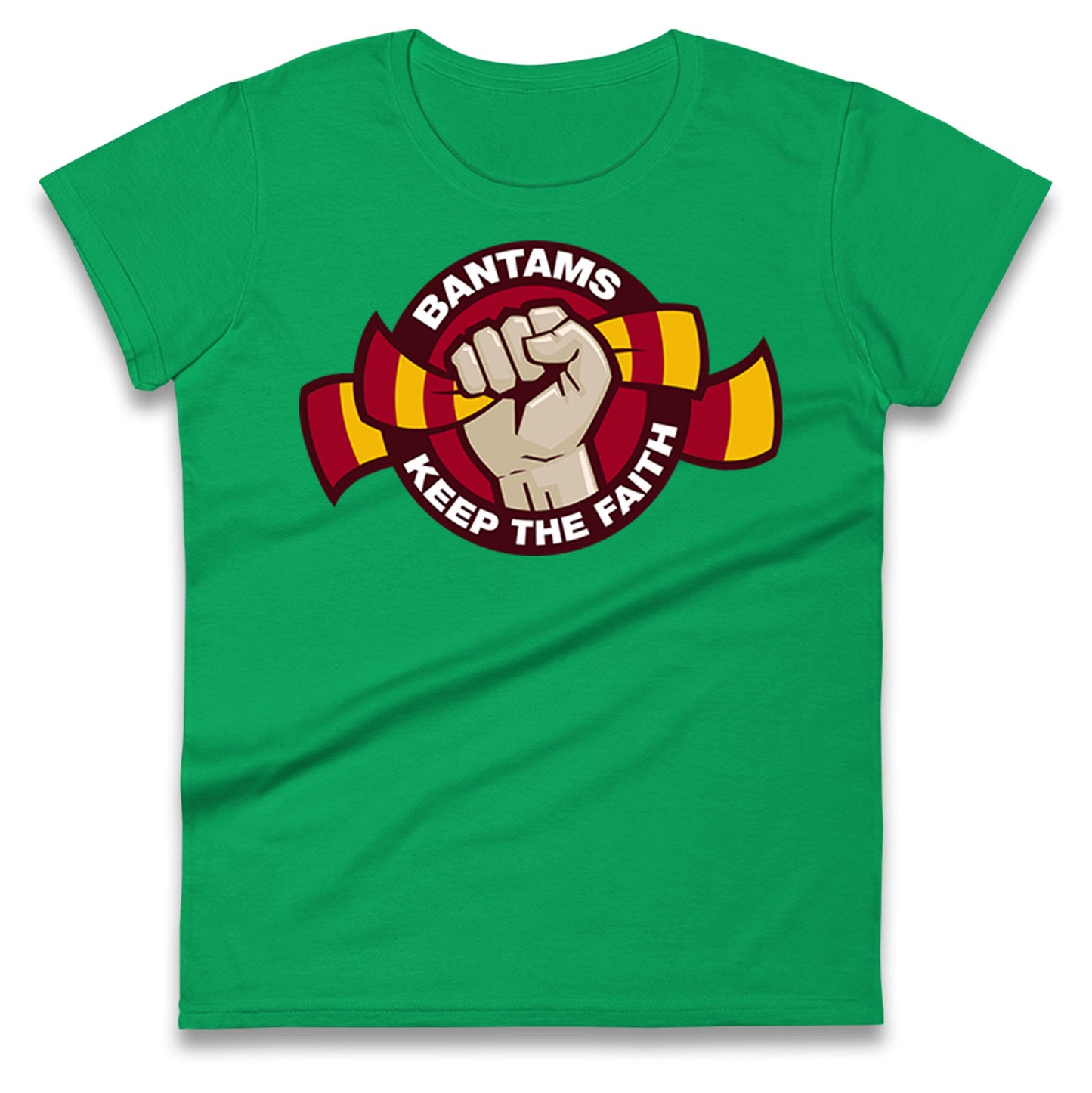Bradford City Football Ladies T Shirt