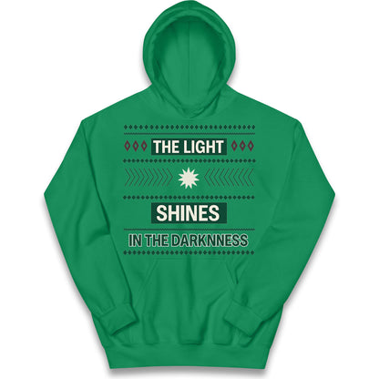 The Light Shines in the Darkness Kids Hoodie