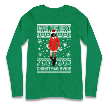 Christmas George Best Longsleeve T Shirt
