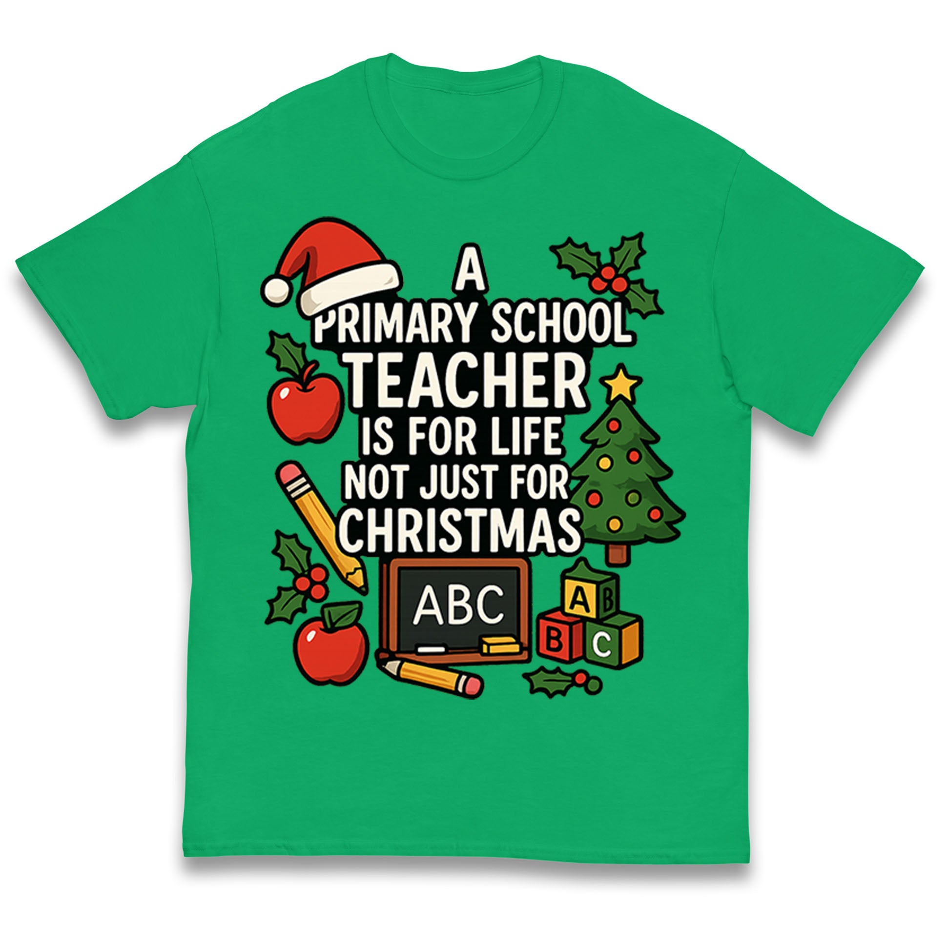 Primary School Teacher Christmas Kids T Shirt