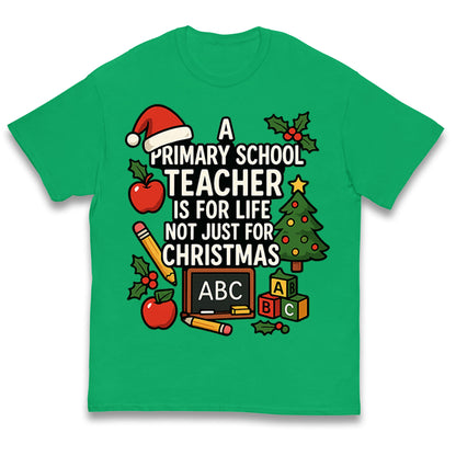 Primary School Teacher Christmas Kids T Shirt