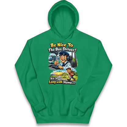 Bus Driver Kids Hoodie