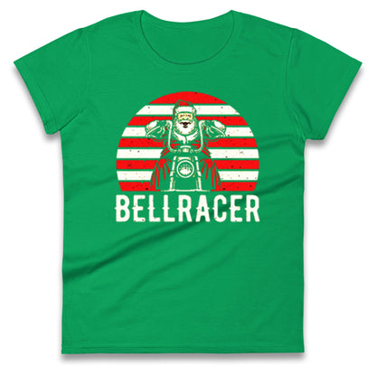 Bell Racer Christmas Womens t shirt