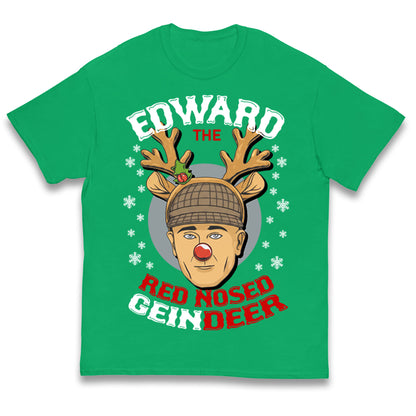 Ed Gein Reindeer Kids T Shirt