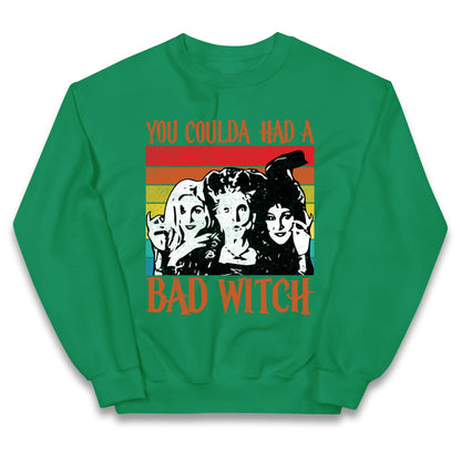 The Sanderson Sisters If You Could Had A Bad Witch Halloween Kids Jumper