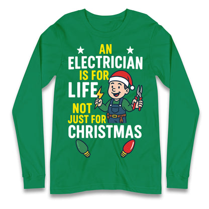 Electrician Christmas Longsleeve T Shirt