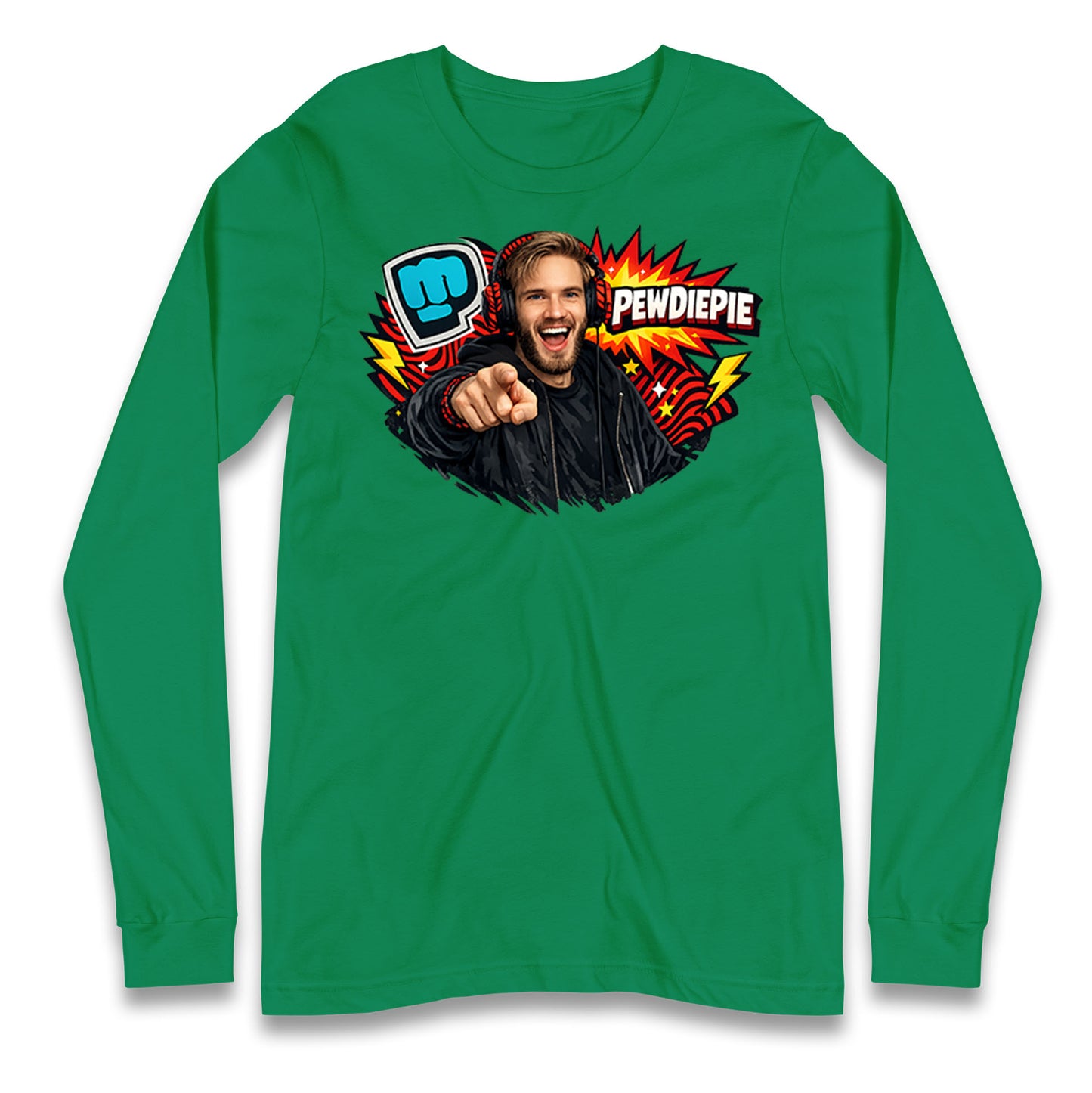PewDiePie YouTuber Longsleeve T Shirt