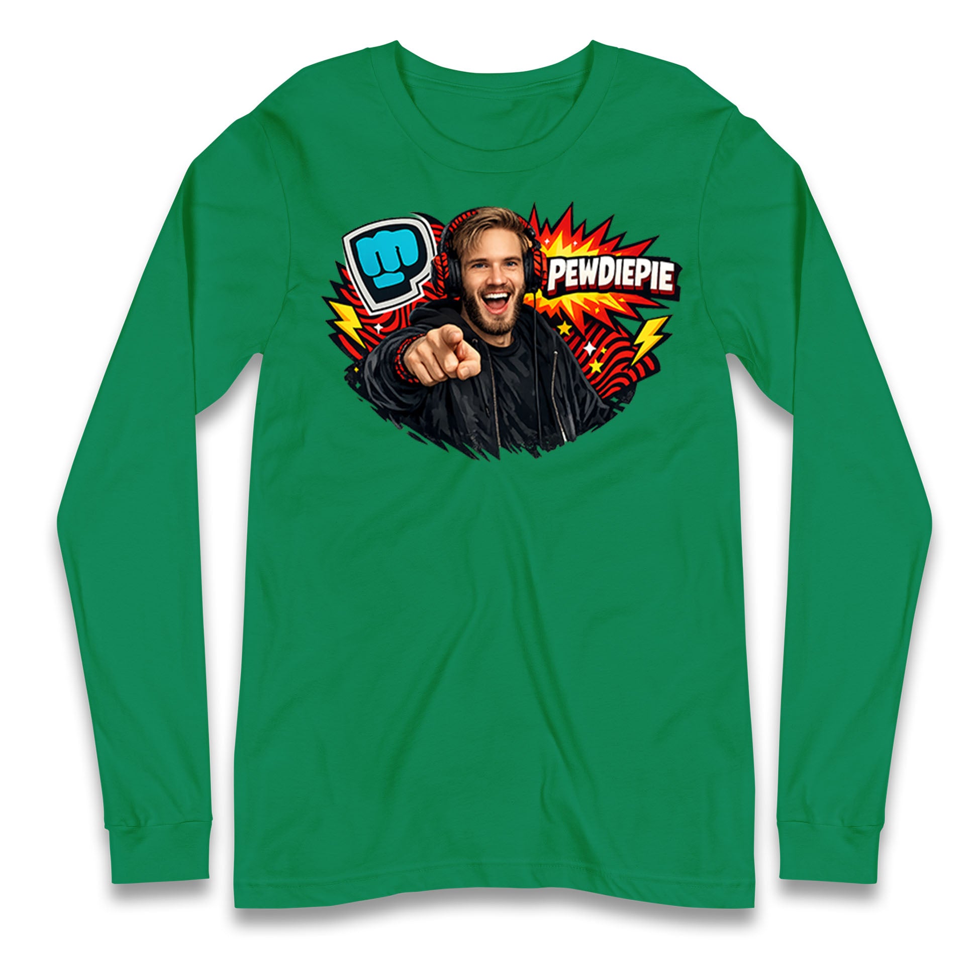 PewDiePie YouTuber Longsleeve T Shirt